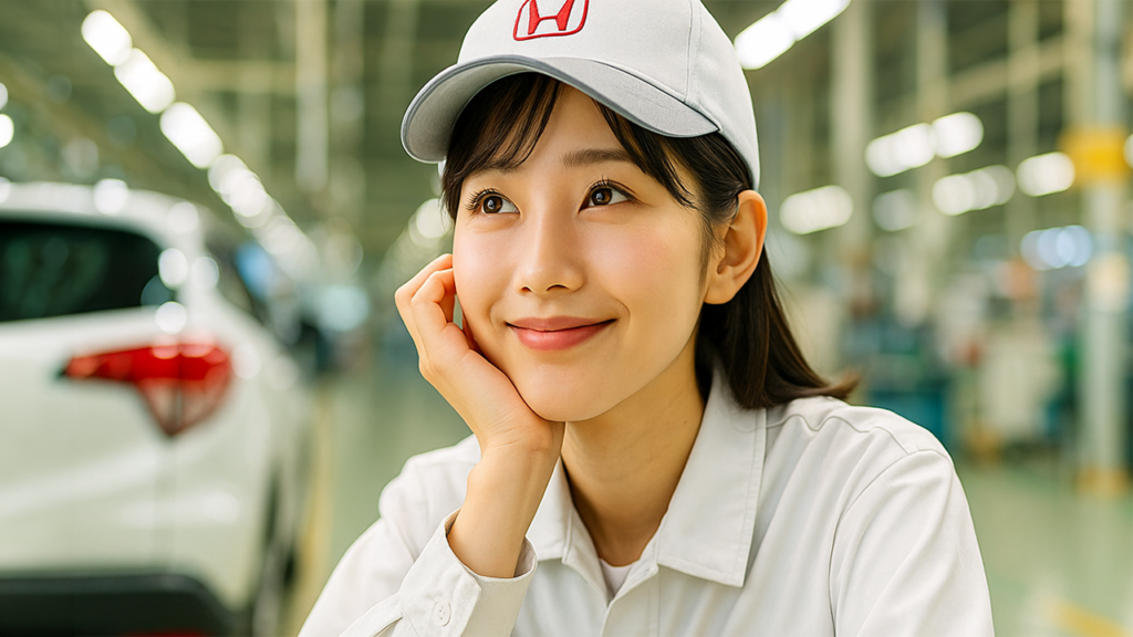 ホンダ期間工の女性