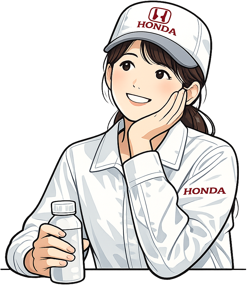 休憩中に楽しい考えごとをしている