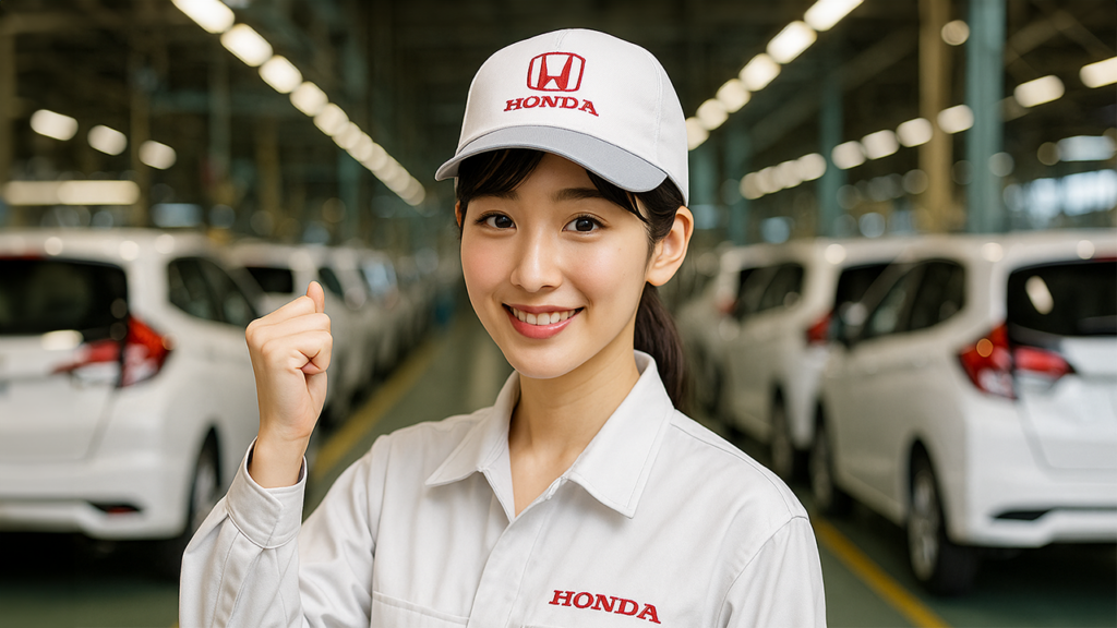 ホンダ期間工の女性