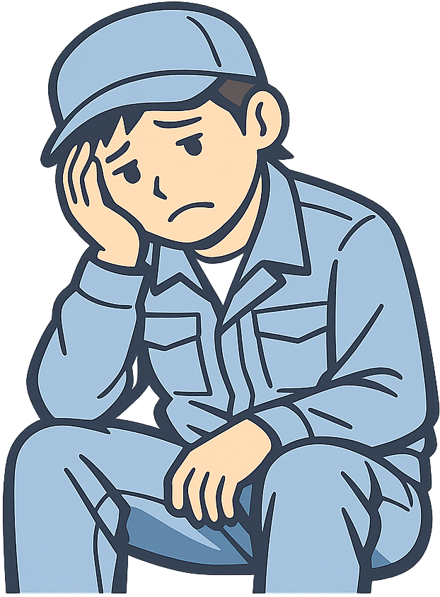 疲労している期間工