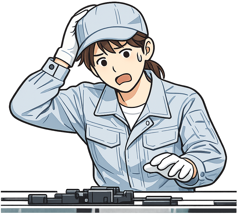 慌てている期間工