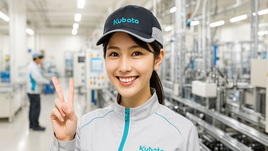 クボタ期間工の女性
