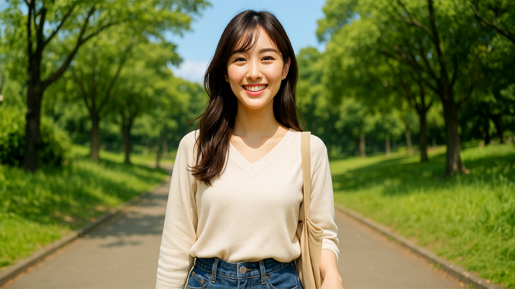 休日を満喫している女性
