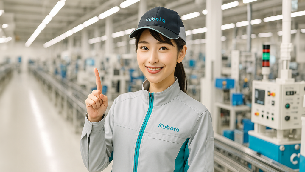 クボタ期間工の女性