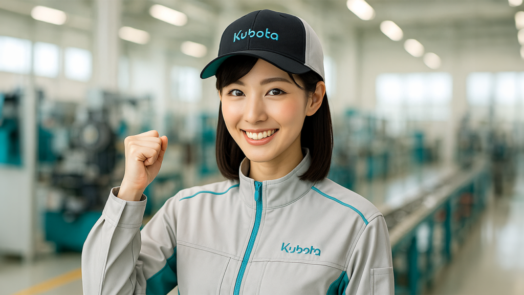 クボタ期間工の女性