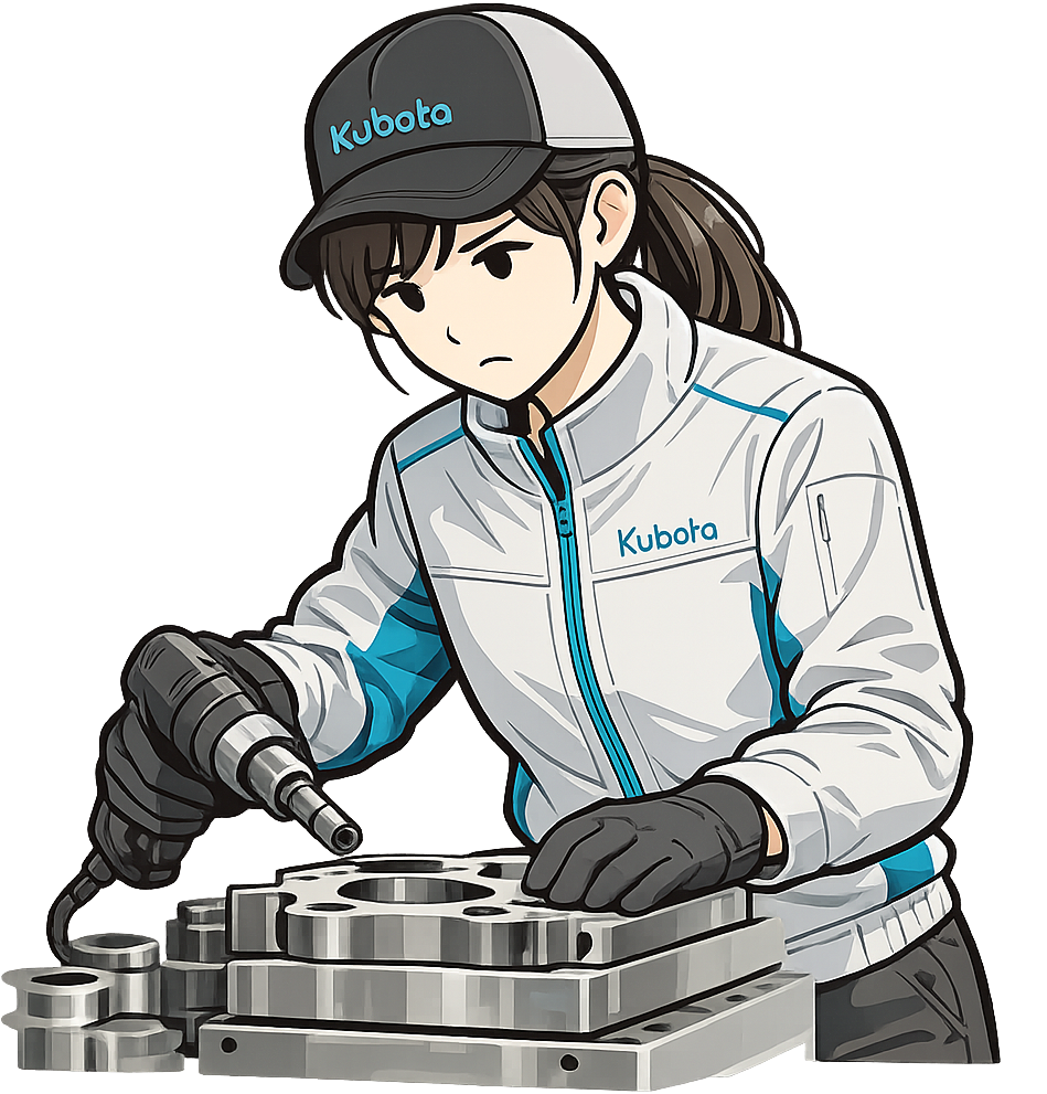 クボタ期間工の女性