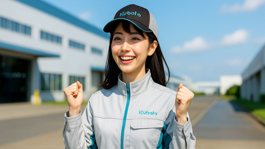 クボタ期間工の女性