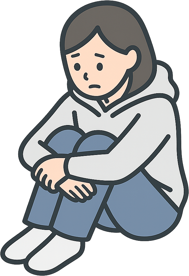 落ち込んでいる人