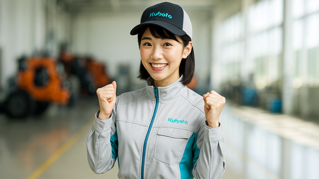 クボタ期間工の女性