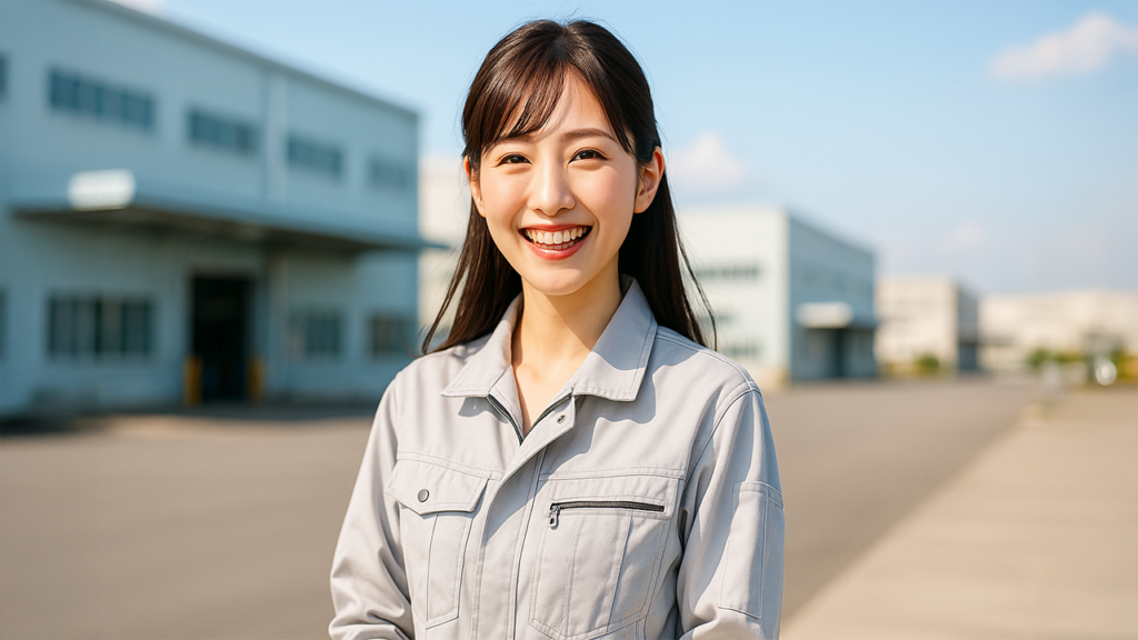 工場勤務の女性