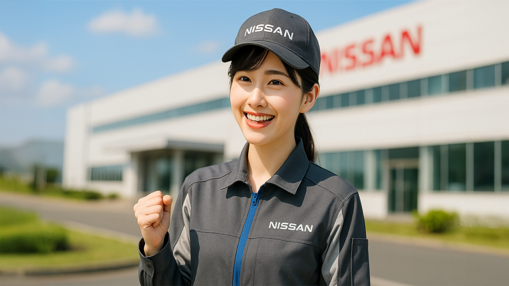 日産期間工の女性