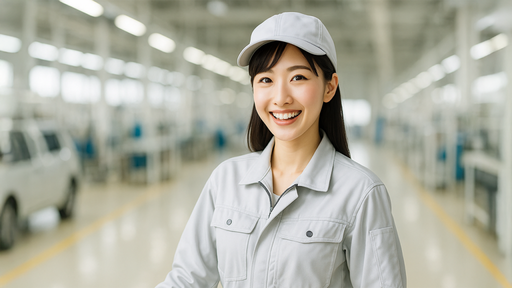 工場勤務の女性