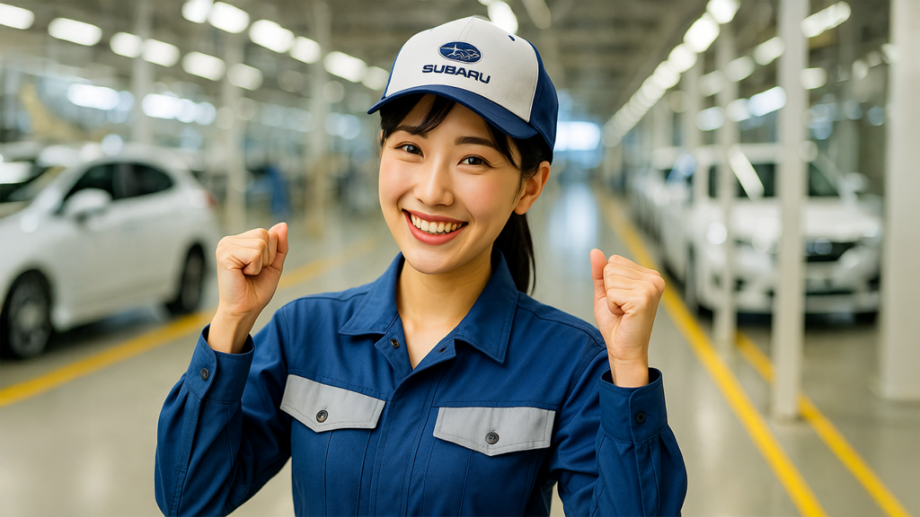 スバル期間工の女性