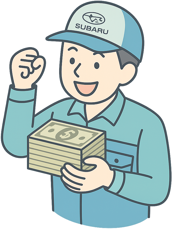 スバル期間工の男性