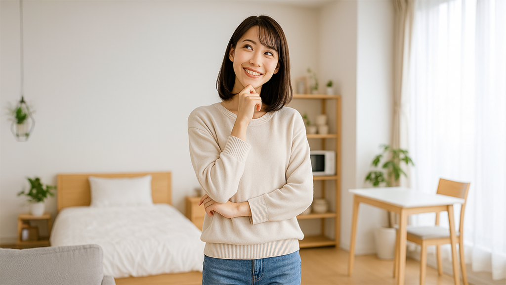 寮住まいの女性