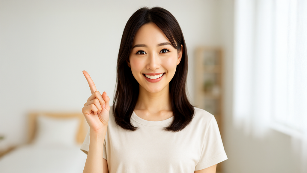 ポジティブな女性