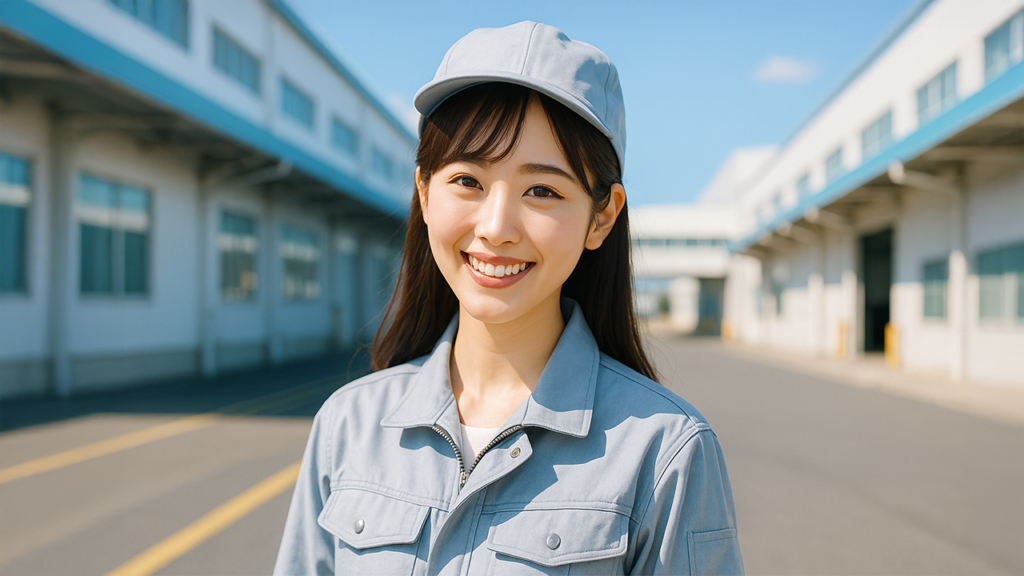 工場勤務の女性