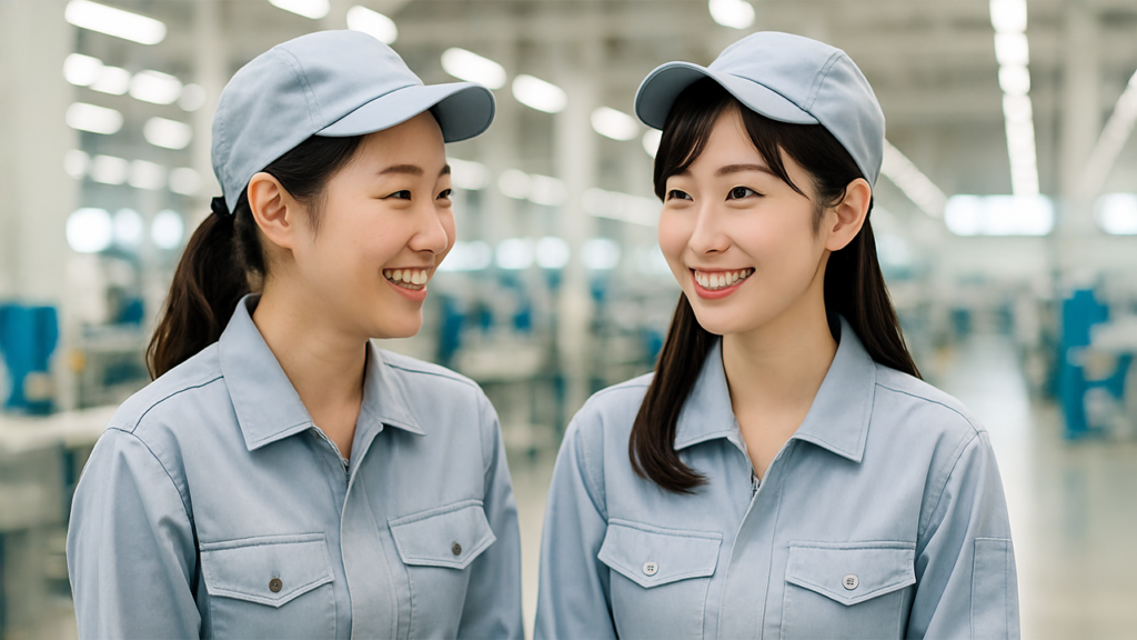 工場勤務の女性