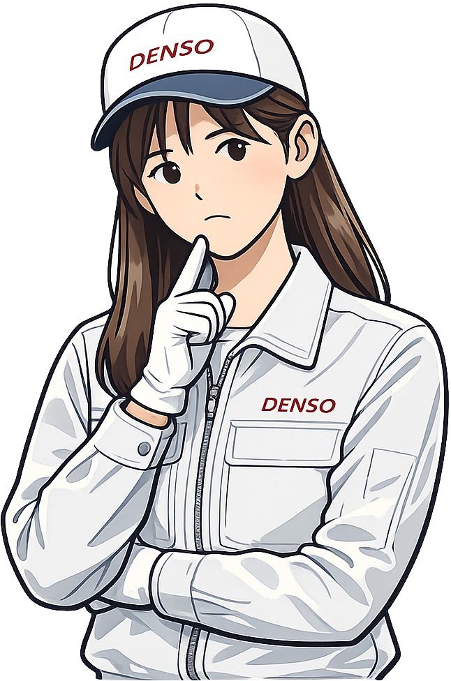 考えごとをしている期間工