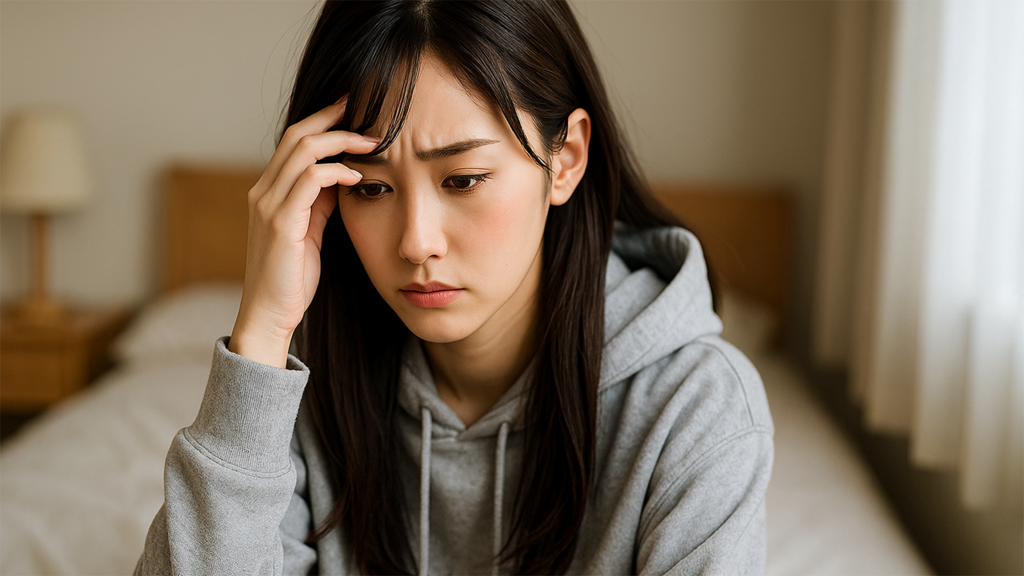 悩んでいる女性