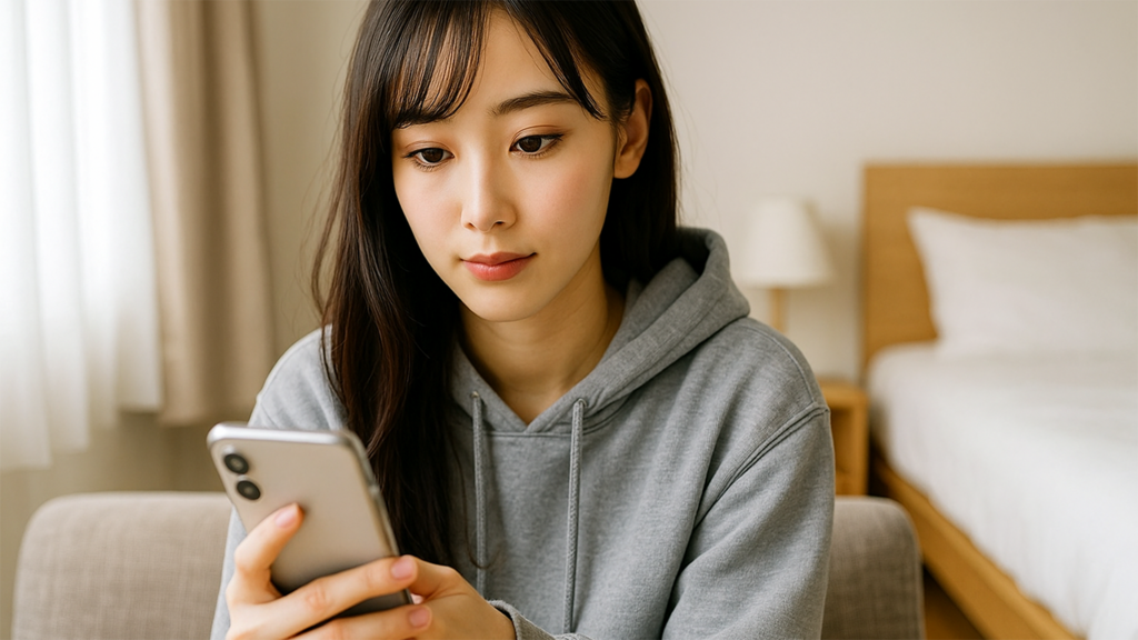 仕事で悩んでいる女性