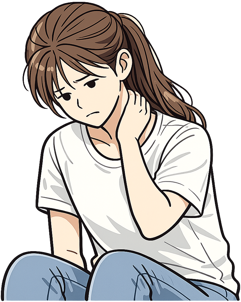 不健康そうな人