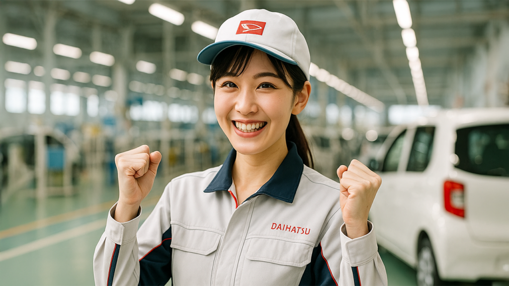 ダイハツ期間工の女性