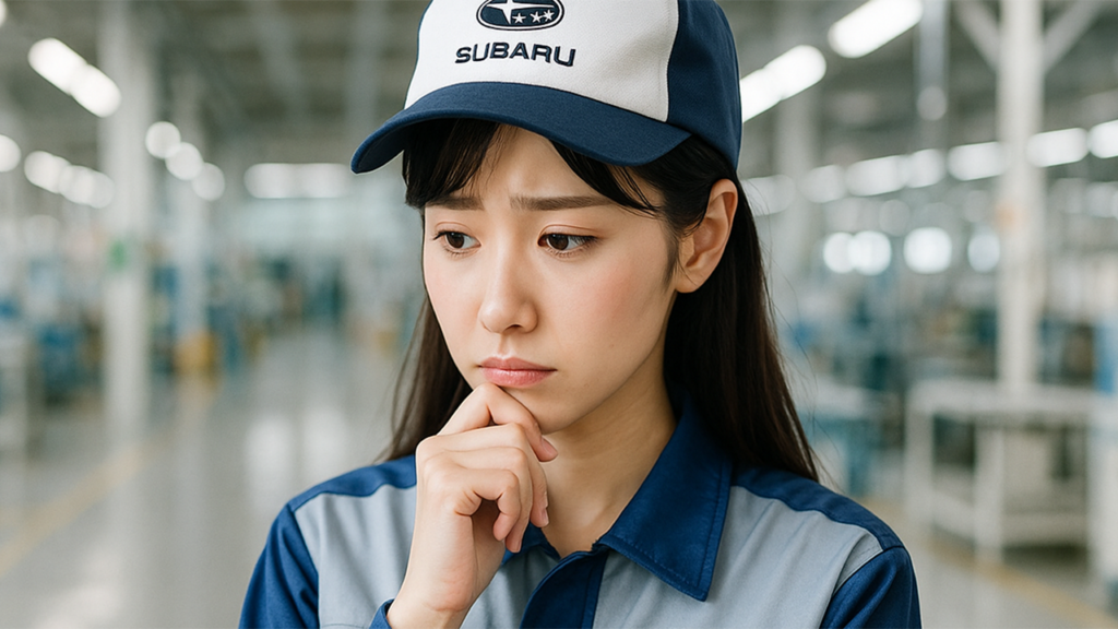スバル期間工の女性