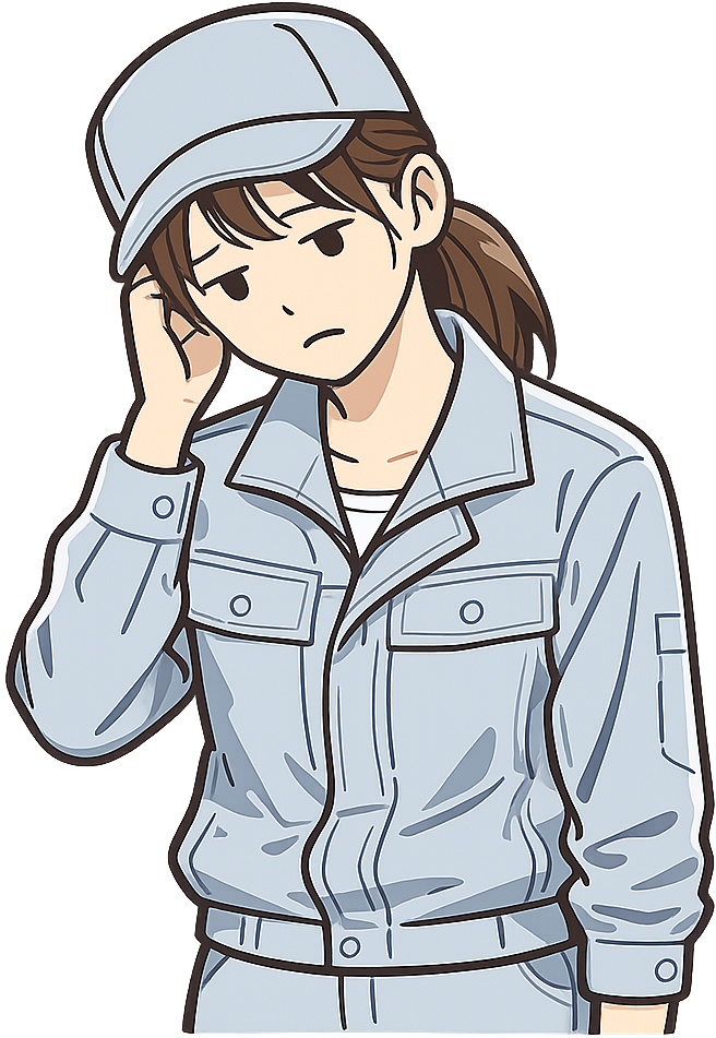 疲れ切っている期間工