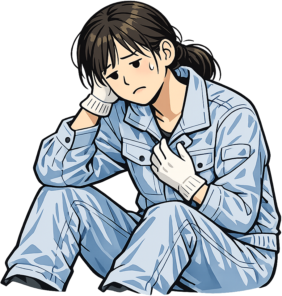 体調不良の期間工