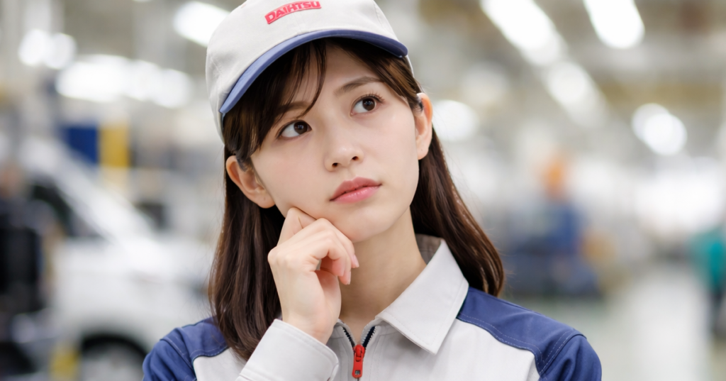 ダイハツ期間工の女性