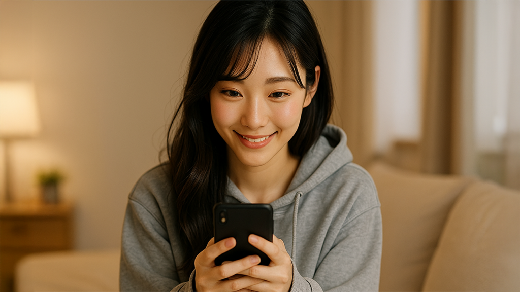 考えごとをしている女性