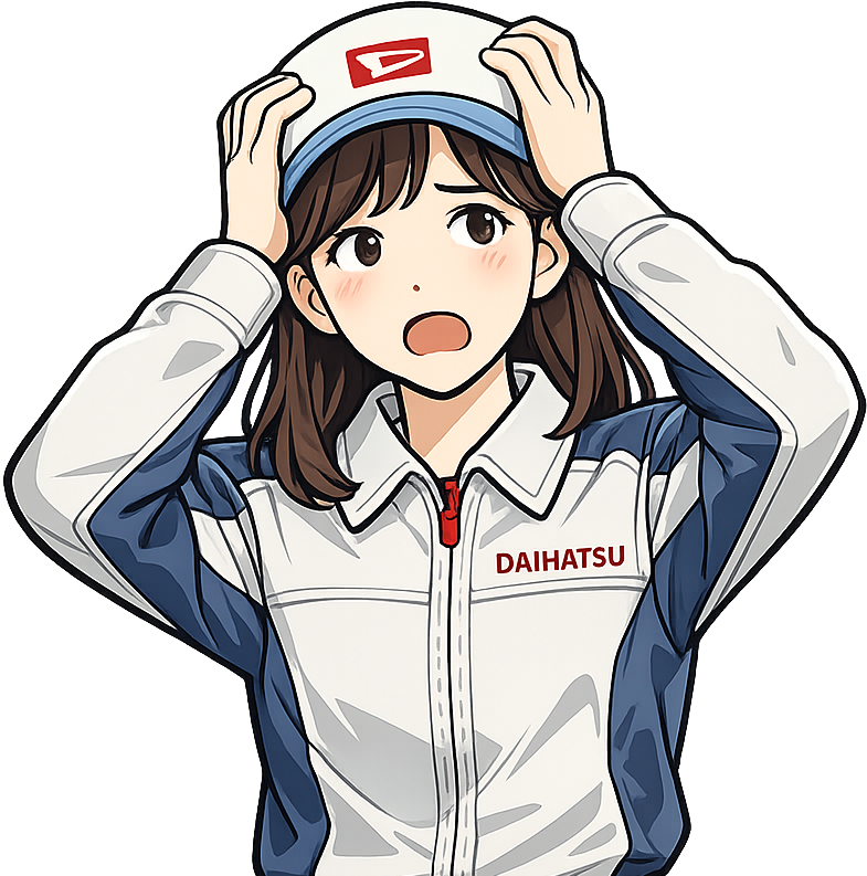 焦っているダイハツ期間工