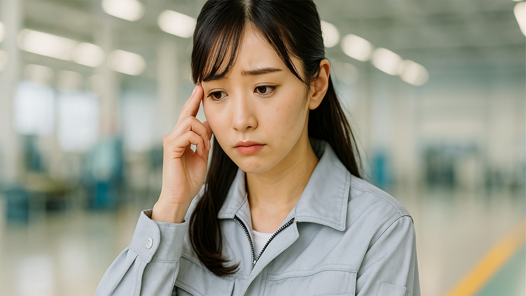 悩んでいる女性