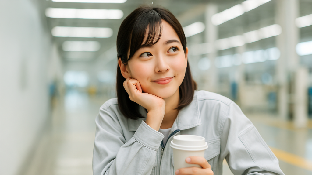考えごとをしている女性