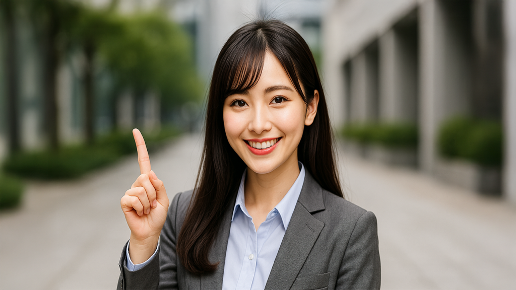 スーツの女性