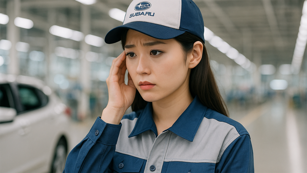 不安を覚えている女性