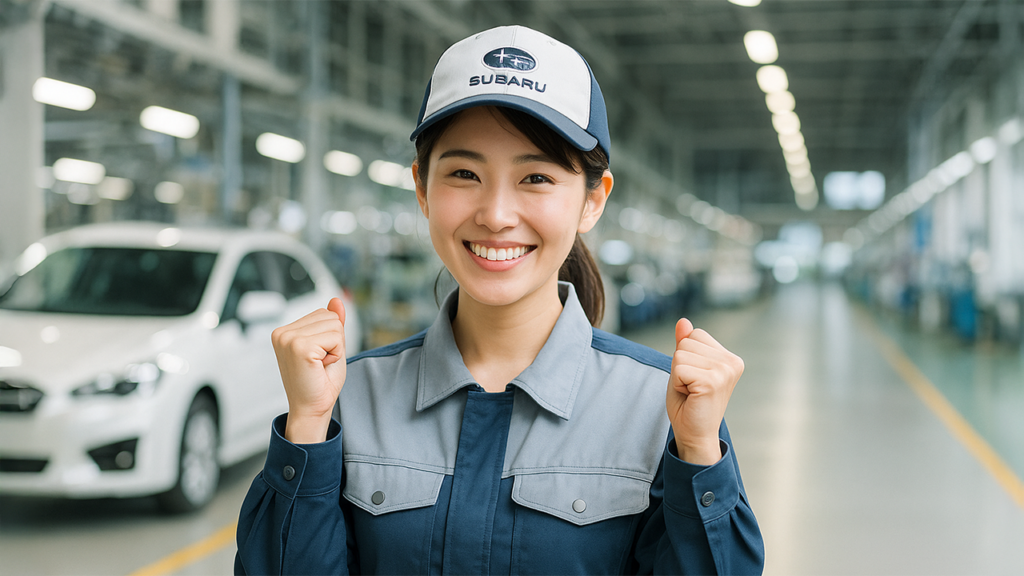 スバル期間工の女性