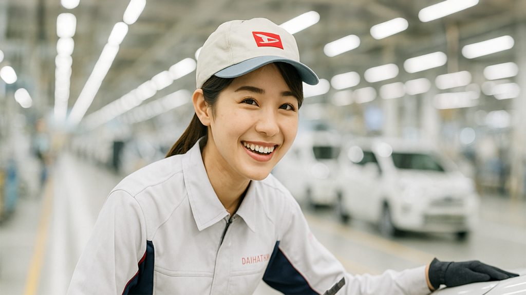 ダイハツ期間工の女性