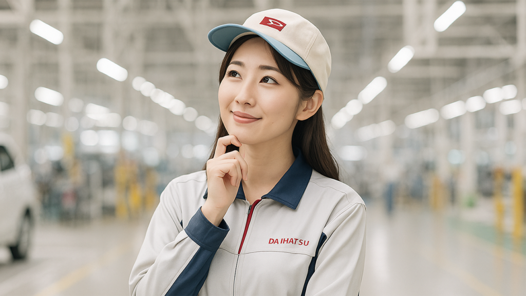 ダイハツ期間工の女性