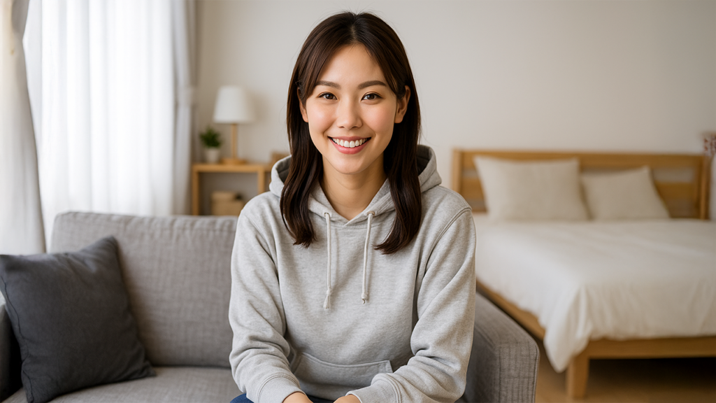 寮住まいの女性