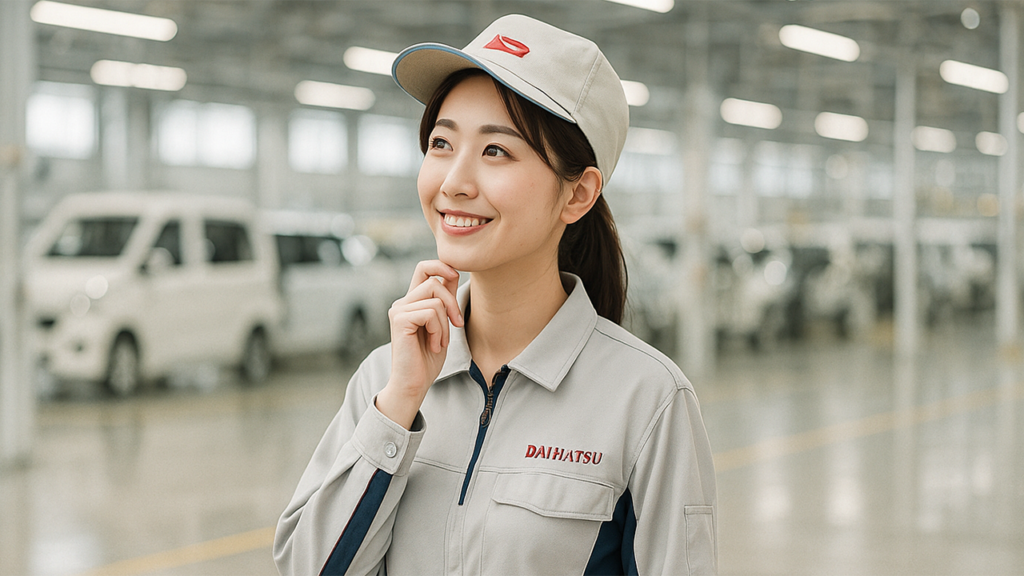 ダイハツ期間工の女性