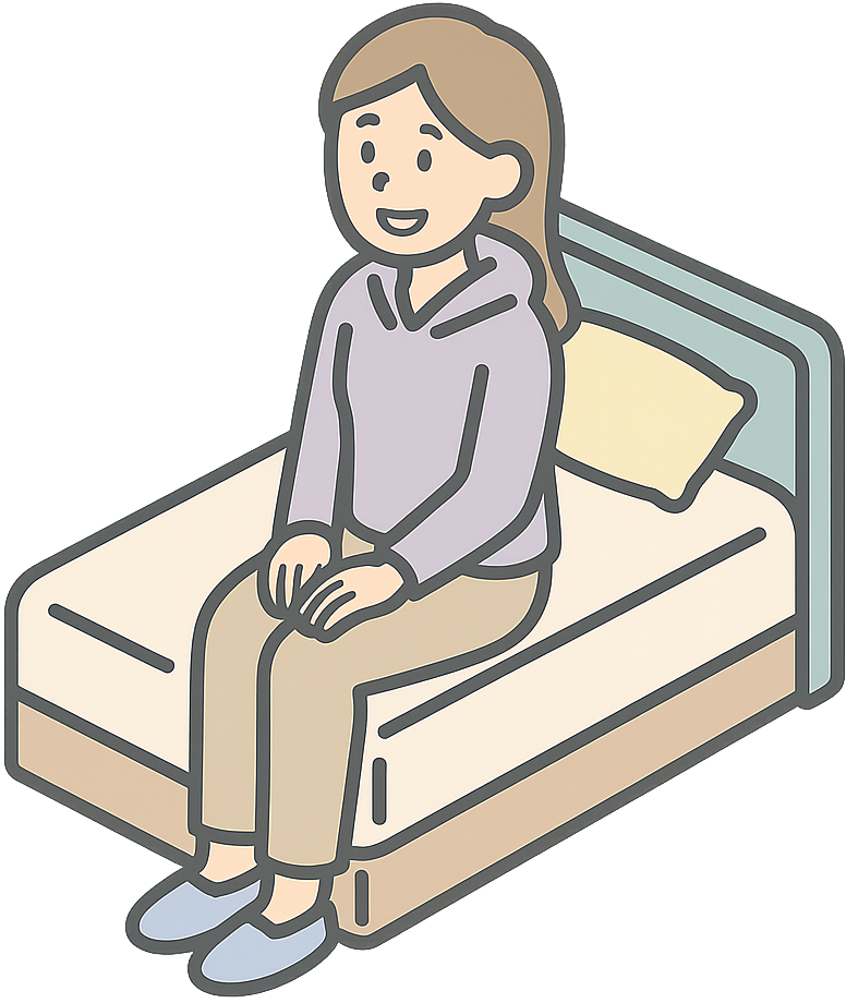 ワンルームで一人暮らしをしている女性