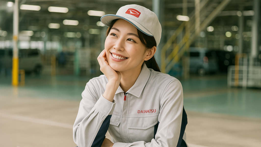ダイハツ期間工の女性