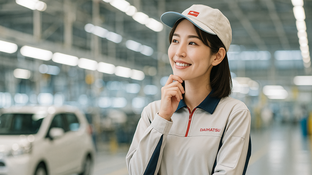 ダイハツ期間工の女性