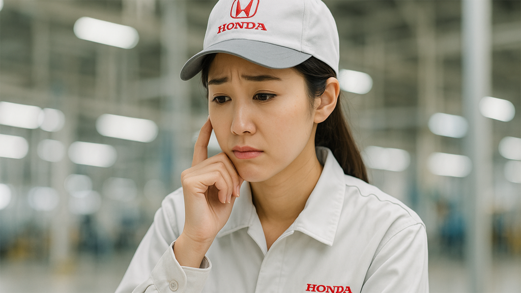 悩んでいるホンダ期間工