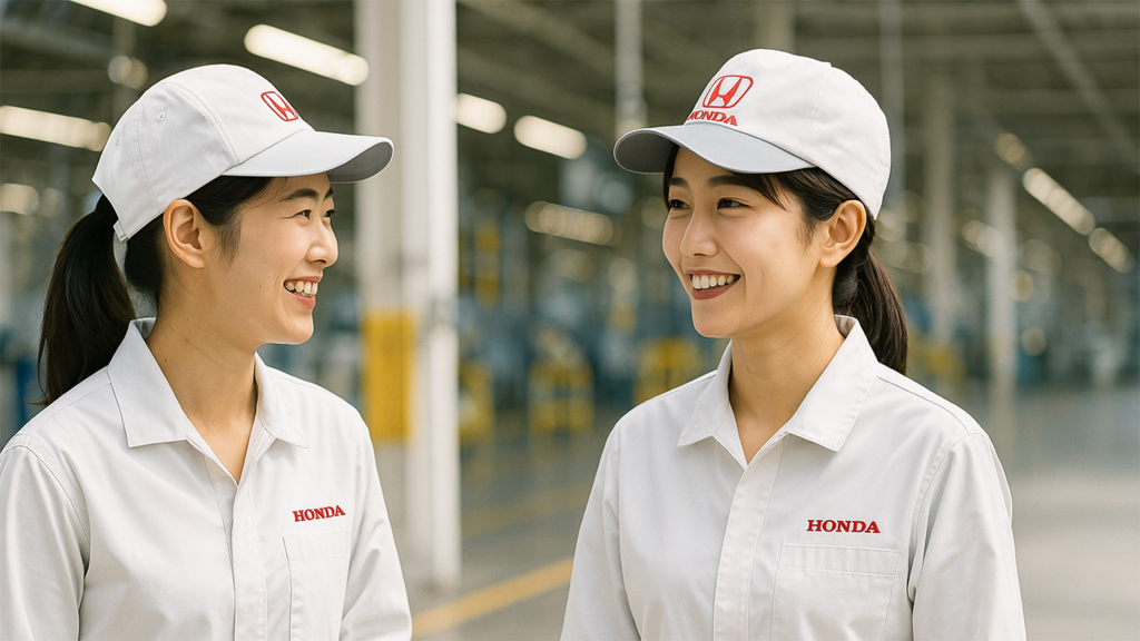 笑顔のホンダ期間工