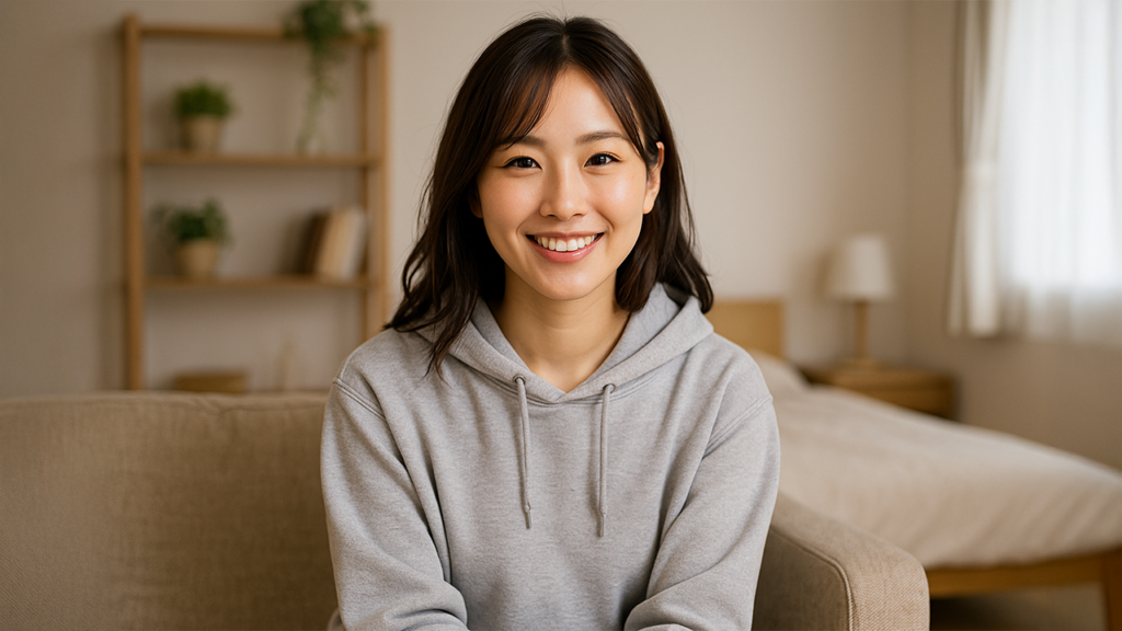 寮住まいの女性