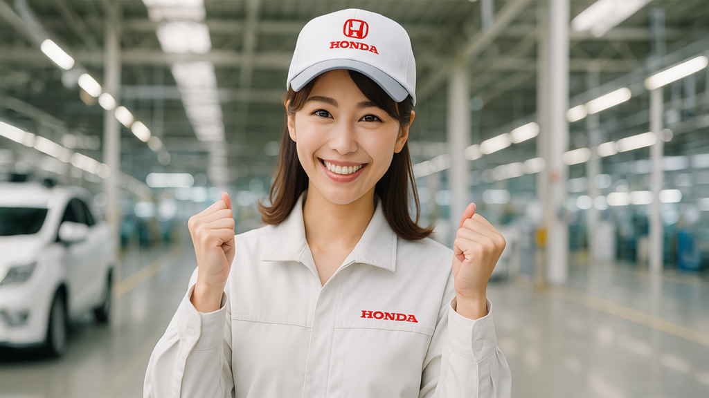 ホンダ期間工の女性