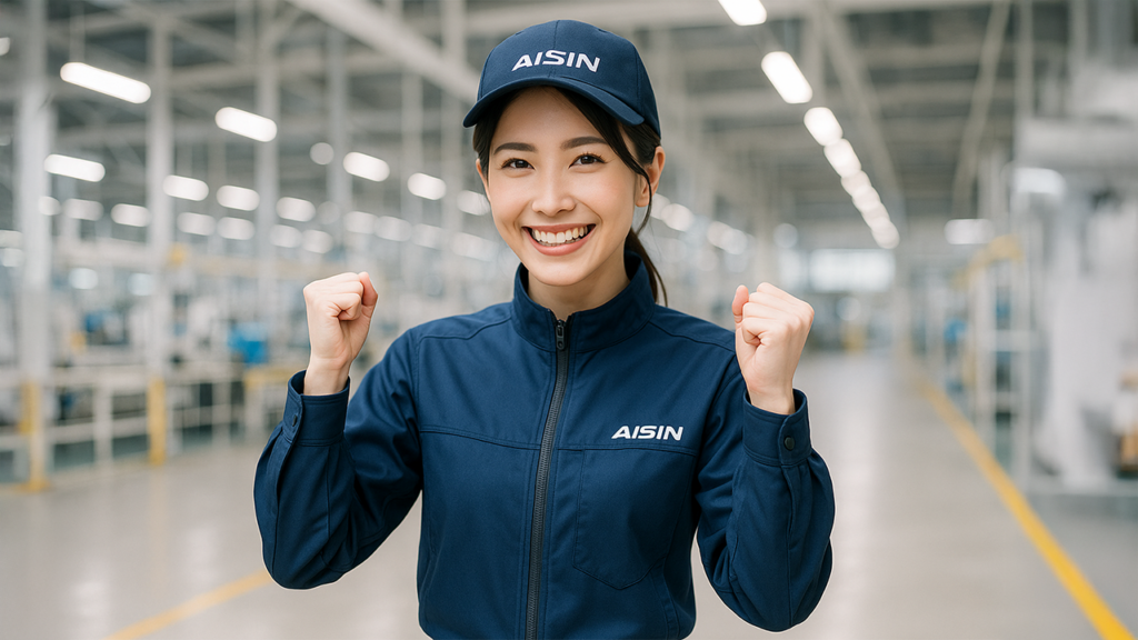 アイシン契約社員の女性